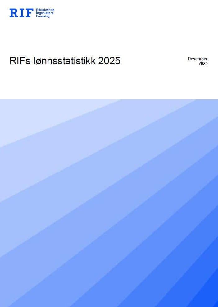 Illustrasjon av RIFs lønnsstatistikk for 2025 er publisert